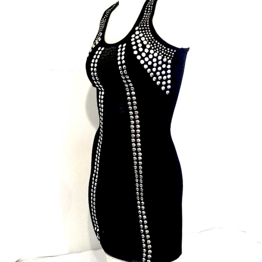 Hot Sequin & Studs Club Dress